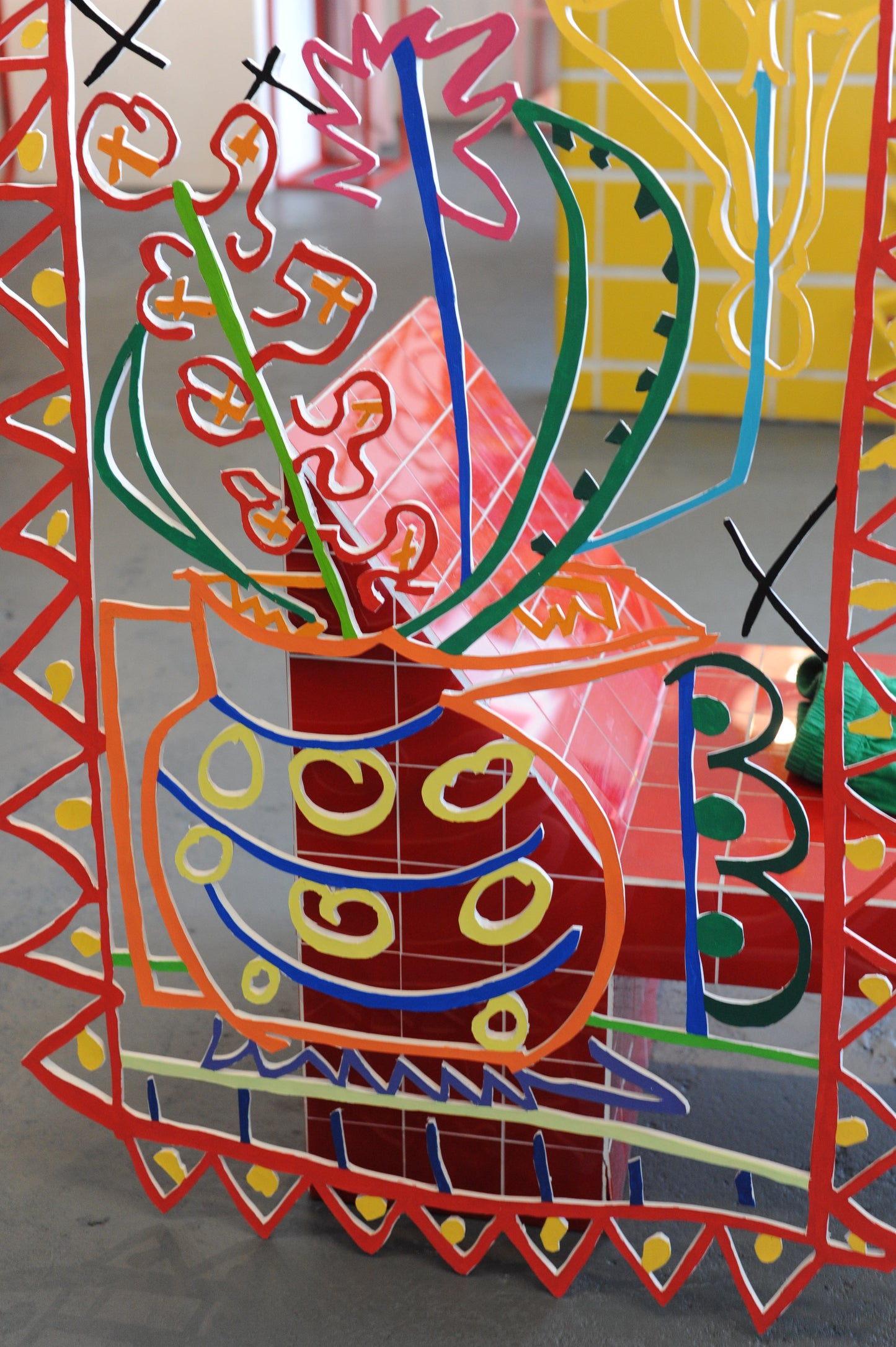 Orange Jug in red