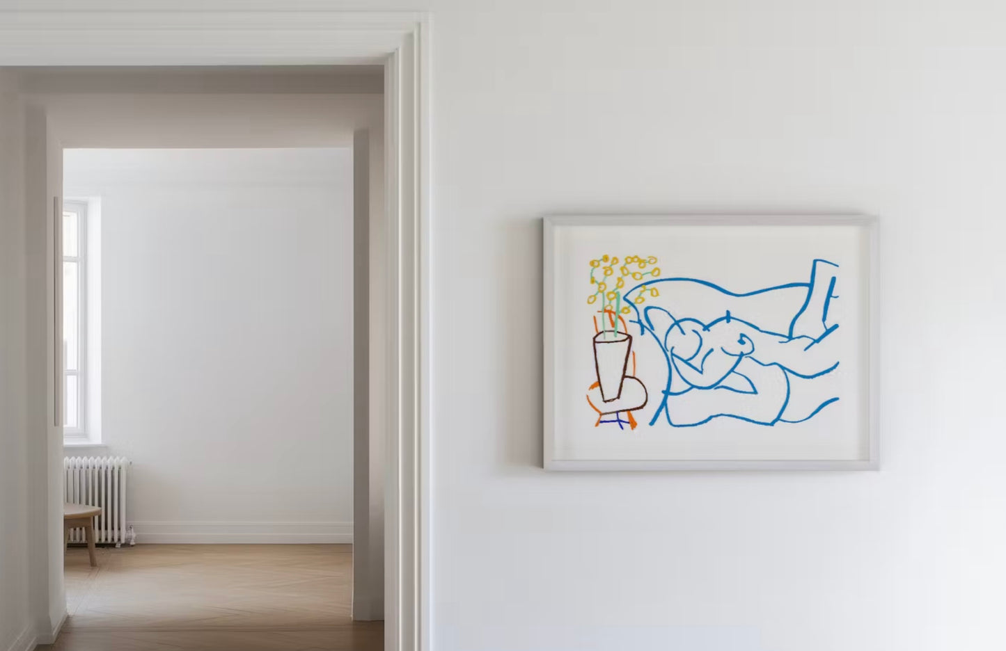 Blue Nude on Sofa