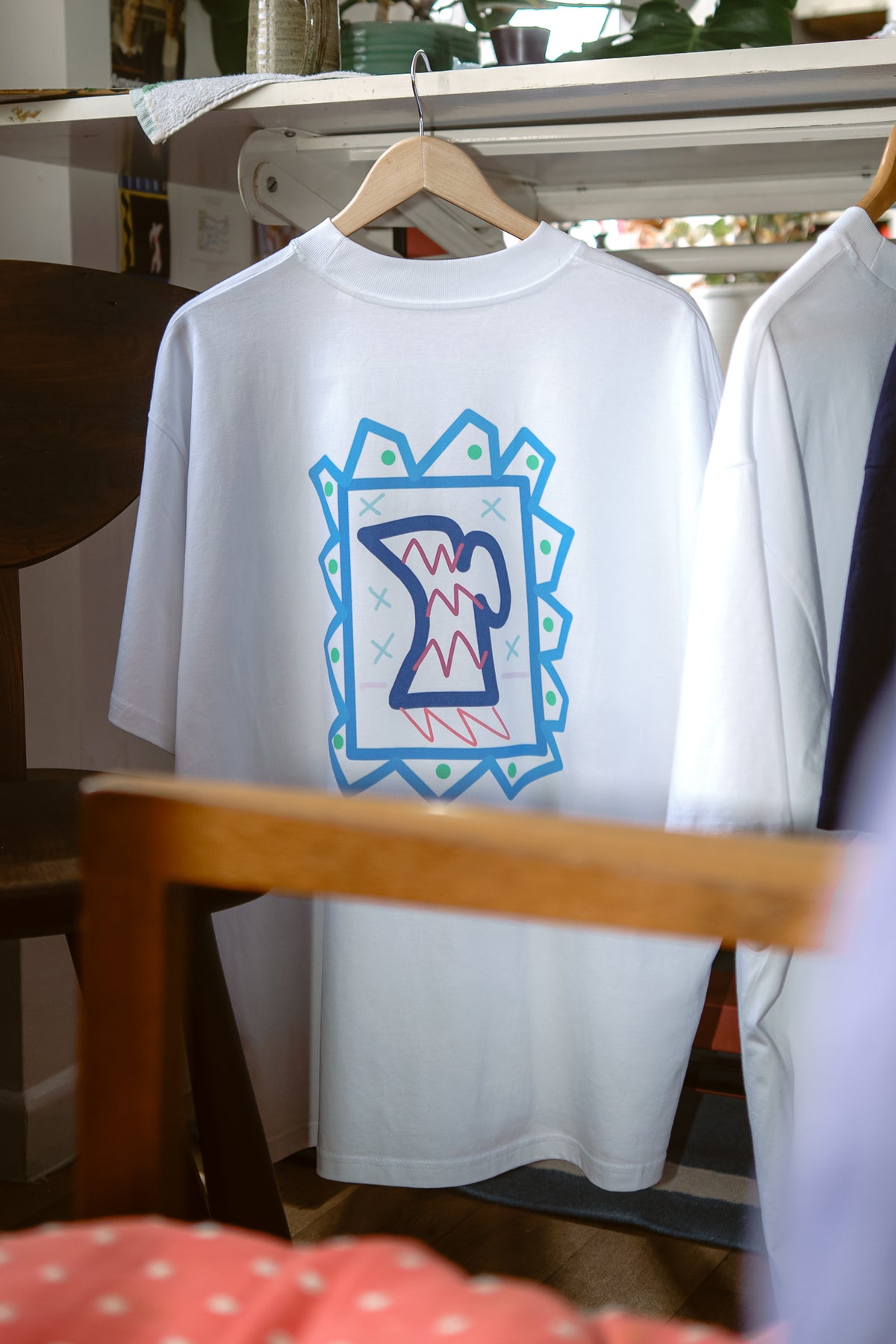 Sam Wadsworth Blue Jug unisex t-shirt (white)