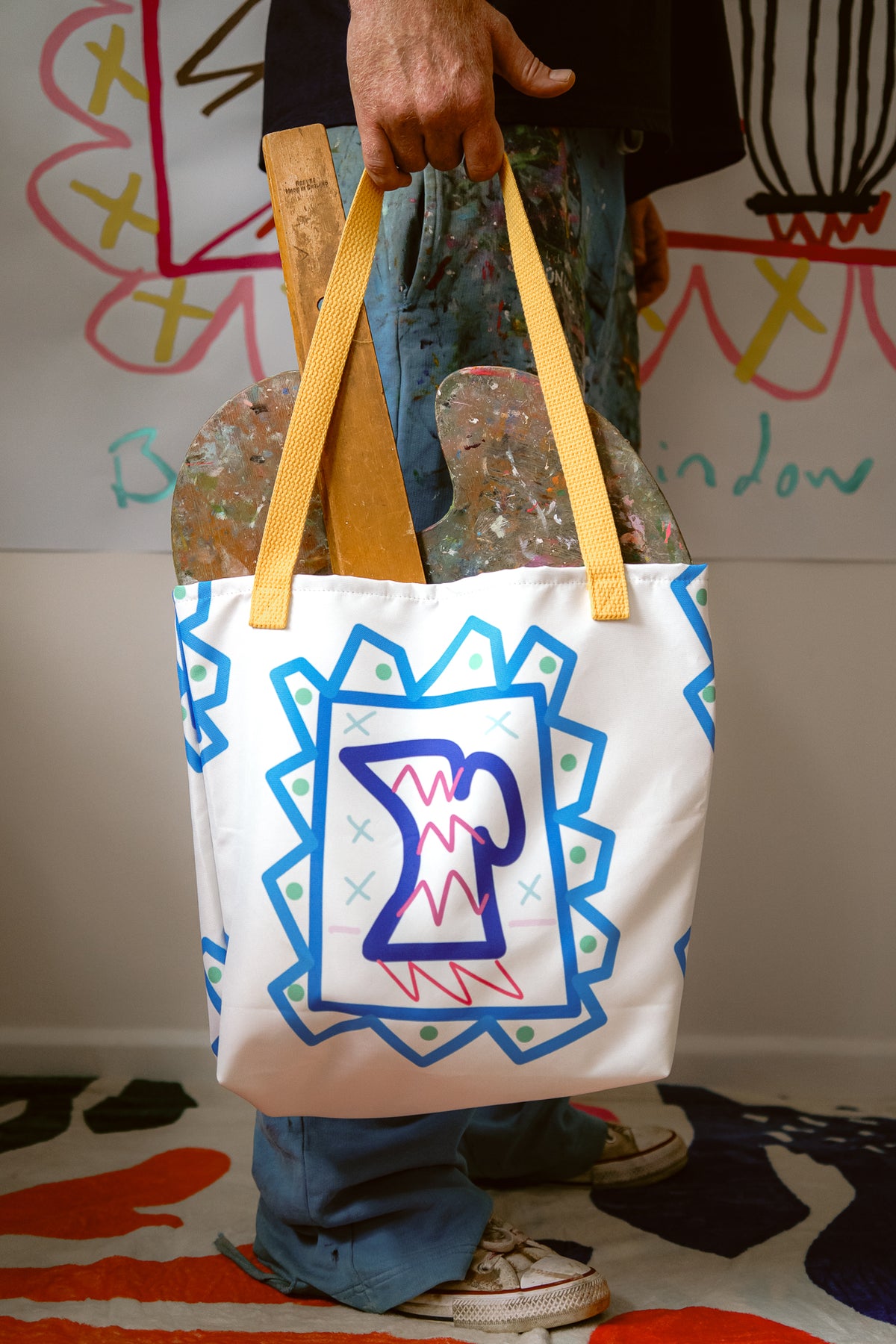 Blue Jug Tote